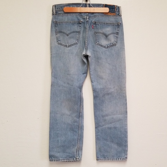 Levi's Jeans Distressed Faded Holes Sz 33/30 - Picture 5 of 8